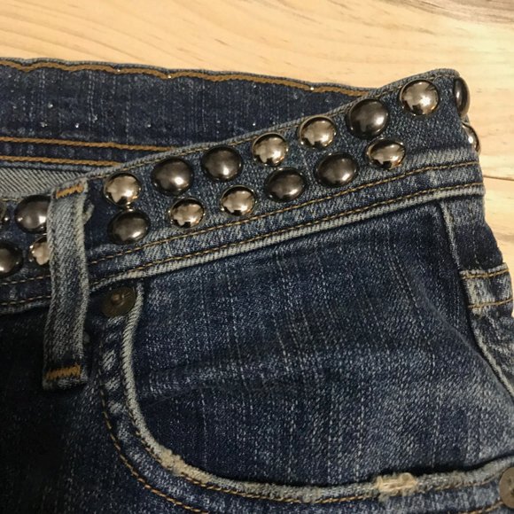 Agolde Studded Waist High Rise Skinny Jean Size 28 - Picture 5 of 10
